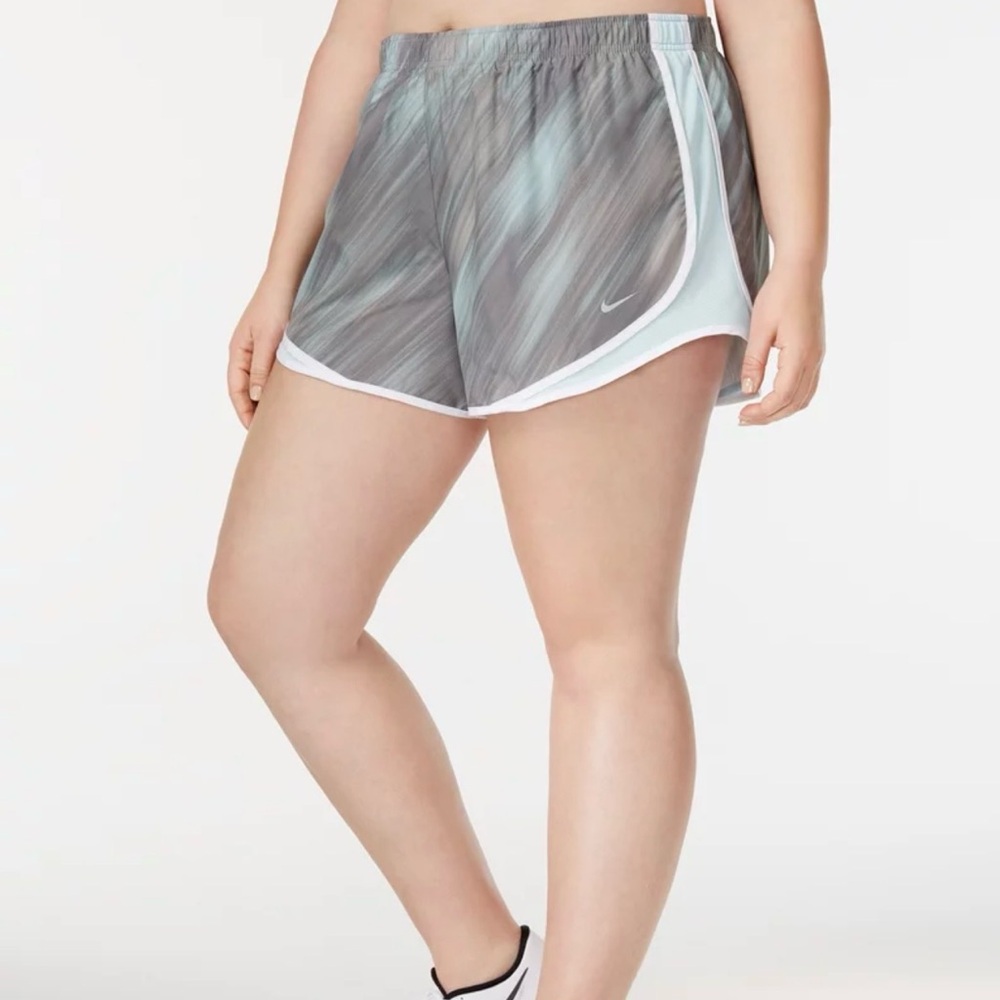 Nike Women's Black and Gray Athletic Shorts